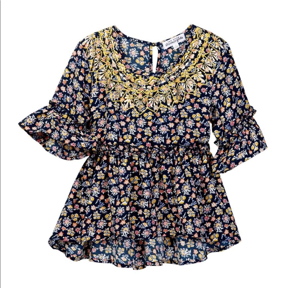 HOST PICK!! NWT Ten Sixty Sherman Girls Peplum L